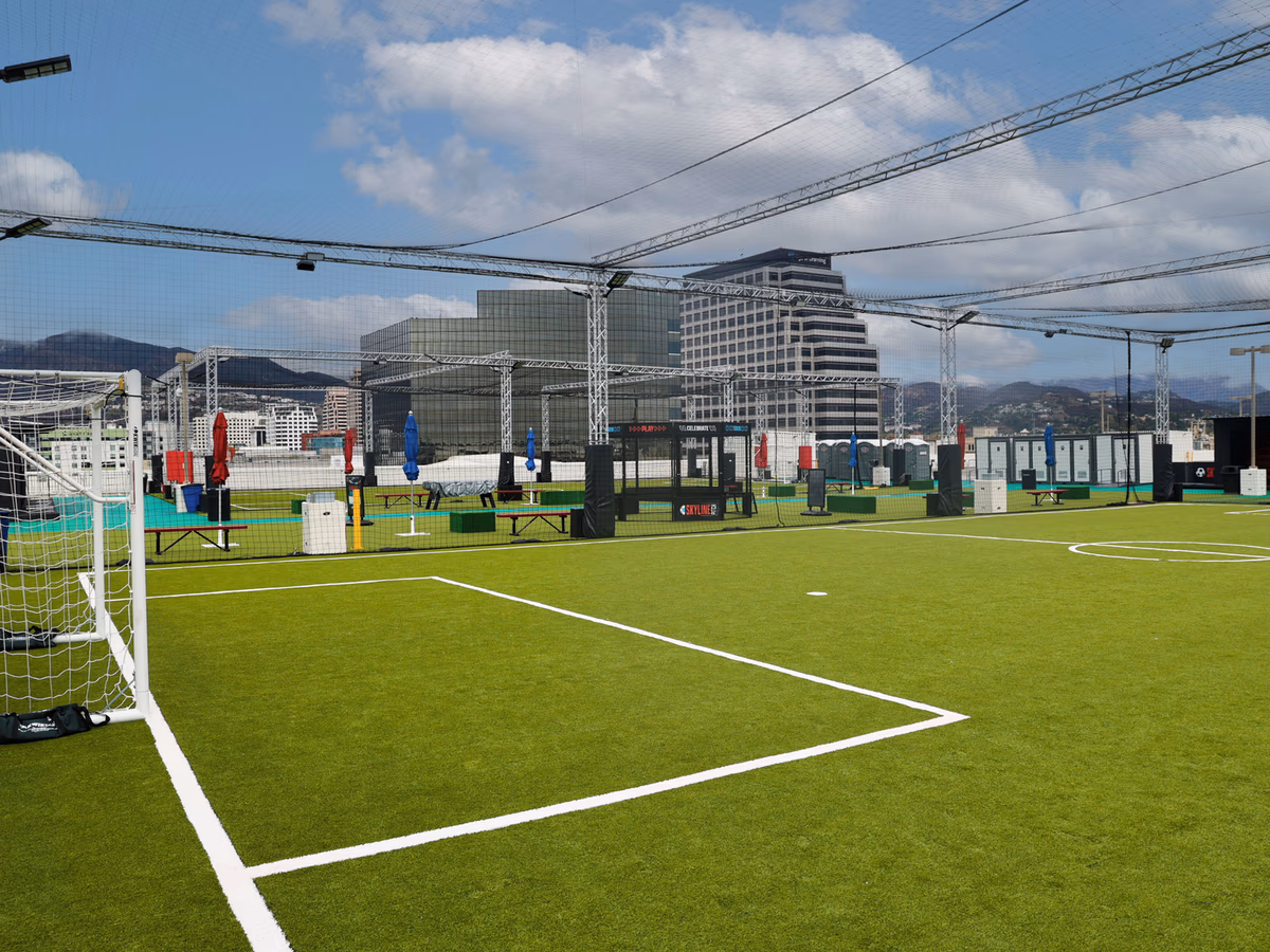 Skyline Pitch brings Rooftop Soccer to Glendale